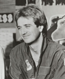 Photo of Richard Blade in the mid-80's while working at KROQ radio. Photo courtesy of KROQ.