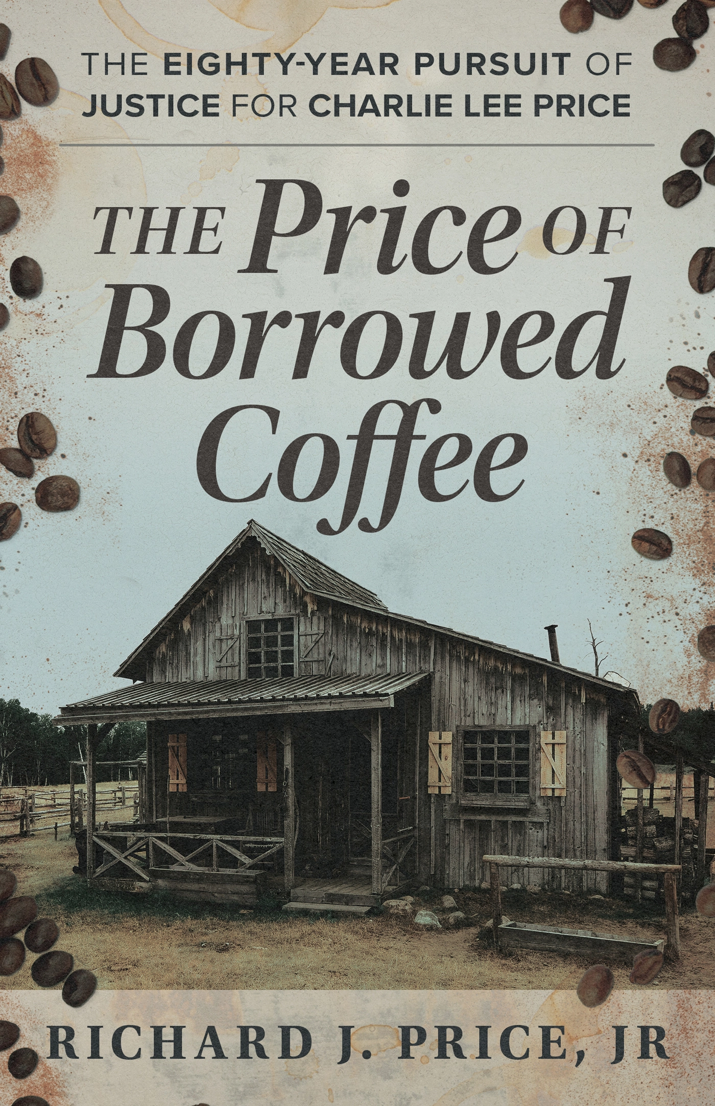 The front cover of The Price of Borrowed Coffee