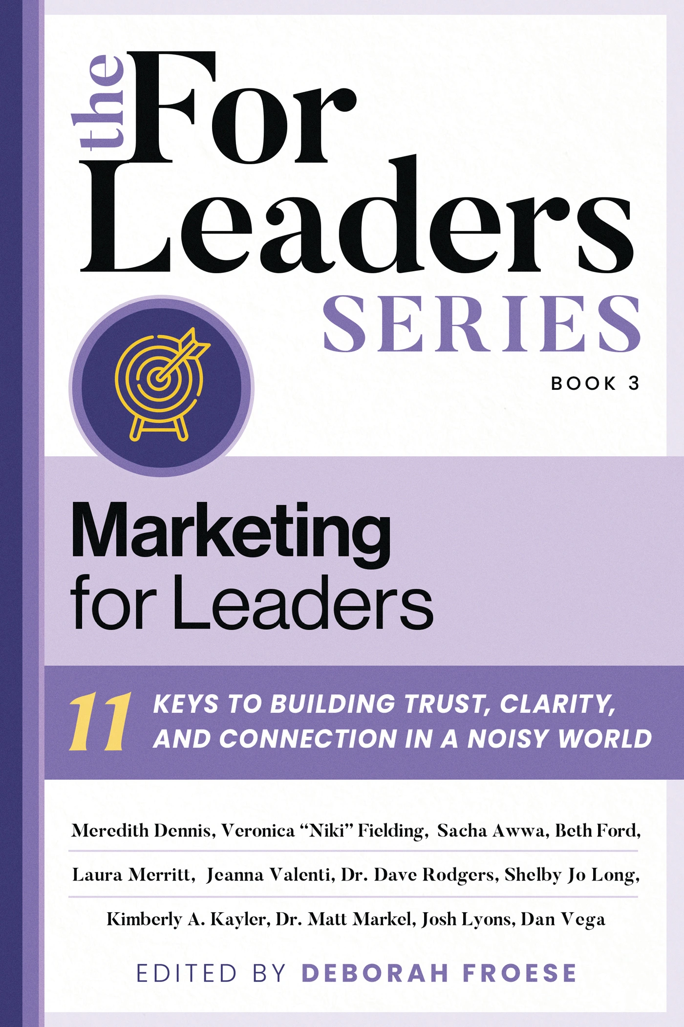 Front cover of Marketing for Leaders.